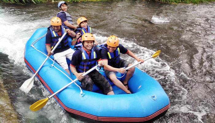Bali Outbound Ubud Camp Full Day - Rafting Feature