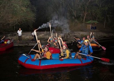 Paket Wisata Adventure Bali - Night Rafting Ubud Camp 2015