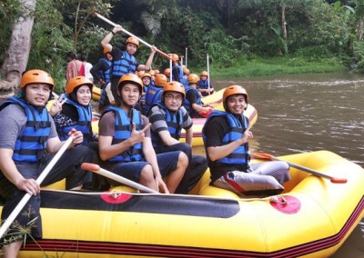 Bali Amazing Race Ubud Camp Full Day – Cycling & Rafting 06B