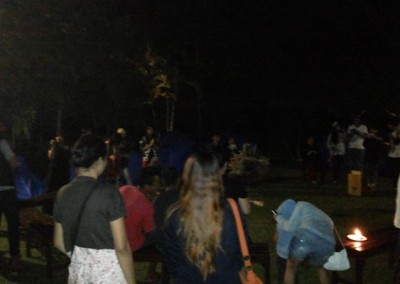 Acara Pesta Malam Tahun Baru 2014 - 2015 di Ubud Camp Bali - Campfire 01