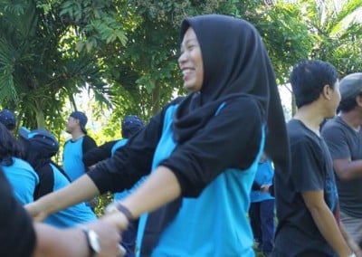 Outbound Dinas Kebudayaan & Pendidikan Kutai Timur - Pegangan Tangan