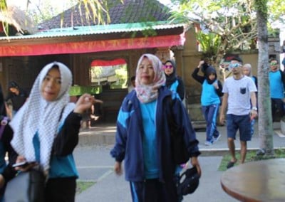 Outbound Dinas Kebudayaan & Pendidikan Kutai Timur - Tiba